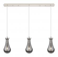  123-451-1P-PN-G451-5SM - Owego - 3 Light - 37 inch - Polished Nickel - Linear Pendant