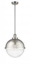  201S-SN-HFS-124-SN-LED - Hampden - 1 Light - 13 inch - Brushed Satin Nickel - Stem Hung - Pendant