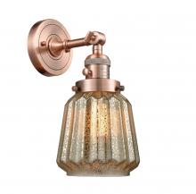  203SW-AC-G146-LED - Chatham - 1 Light - 7 inch - Antique Copper - Sconce