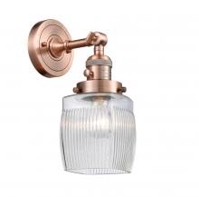  203SW-AC-G302-LED - Colton - 1 Light - 6 inch - Antique Copper - Sconce