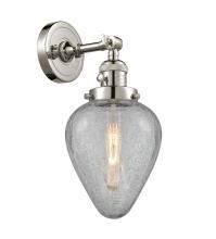  203SW-PN-G165-LED - Geneseo - 1 Light - 7 inch - Polished Nickel - Sconce