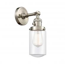  203SW-SN-G312-LED - Dover - 1 Light - 5 inch - Brushed Satin Nickel - Sconce