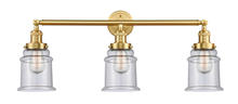  205-SG-G184-LED - Canton - 3 Light - 30 inch - Satin Gold - Bath Vanity Light