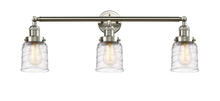 Innovation Lighting 205-SN-G513-LED - Bell - 3 Light - 30 inch - Brushed Satin Nickel - Bath Vanity Light