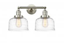 Innovation Lighting 208-SN-G713-LED - Bell - 2 Light - 19 inch - Brushed Satin Nickel - Adjustable Bath Vanity Light