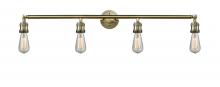 Innovation Lighting 215-AB-LED - Bare Bulb - 4 Light - 42 inch - Antique Brass - Adjustable Bath Vanity Light