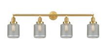 Innovation Lighting 215-SG-G262 - Stanton - 4 Light - 44 inch - Satin Gold - Adjustable Bath Vanity Light