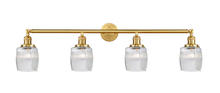 Innovation Lighting 215-SG-G302-LED - Colton - 4 Light - 42 inch - Satin Gold - Adjustable Bath Vanity Light