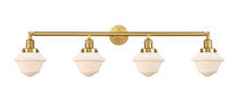 Innovation Lighting 215-SG-G531-LED - Oxford - 4 Light - 46 inch - Satin Gold - Adjustable Bath Vanity Light