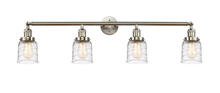 Innovation Lighting 215-SN-G513-LED - Bell - 4 Light - 42 inch - Brushed Satin Nickel - Adjustable Bath Vanity Light