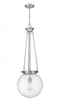  221-1P-SN-G204-14 - Beacon - 1 Light - 14 inch - Satin Nickel - Chain Hung - Pendant