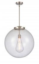  221-1S-SN-G204-18-LED - Beacon - 1 Light - 18 inch - Brushed Satin Nickel - Cord hung - Pendant