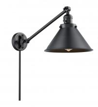  237-BK-M10-BK - Briarcliff - 1 Light - 10 inch - Matte Black - Swing Arm