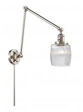  238-PN-G302-LED - Colton - 1 Light - 8 inch - Polished Nickel - Swing Arm