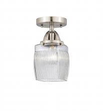  288-1C-SN-G302-LED - Colton - 1 Light - 6 inch - Brushed Satin Nickel - Semi-Flush Mount