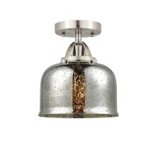  288-1C-SN-G78-LED - Bell - 1 Light - 8 inch - Brushed Satin Nickel - Semi-Flush Mount