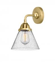  288-1W-SG-G44-LED - Cone - 1 Light - 8 inch - Satin Gold - Sconce