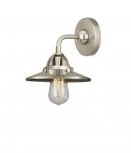  288-1W-SN-M2-SN-LED - Railroad - 1 Light - 8 inch - Brushed Satin Nickel - Sconce