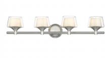  311-4W-SN-CLW-LED - Laguna - 4 Light - 33 inch - Satin Nickel - Bath Vanity Light