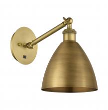  317-1W-BB-MBD-75-BB - Bristol - 1 Light - 8 inch - Brushed Brass - Sconce