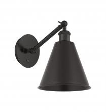  317-1W-BK-MBC-8-BK - Berkshire - 1 Light - 8 inch - Matte Black - Sconce