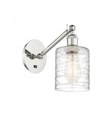  317-1W-PN-G1113-LED - Cobbleskill - 1 Light - 5 inch - Polished Nickel - Sconce