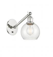  317-1W-PN-G124-6-LED - Athens - 1 Light - 6 inch - Polished Nickel - Sconce