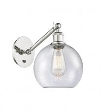  317-1W-PN-G124-8-LED - Athens - 1 Light - 8 inch - Polished Nickel - Sconce