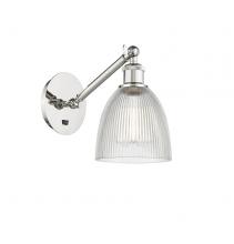  317-1W-PN-G382-LED - Castile - 1 Light - 6 inch - Polished Nickel - Sconce