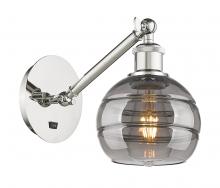  317-1W-PN-G556-6SM - Rochester - 1 Light - 6 inch - Polished Nickel - Sconce