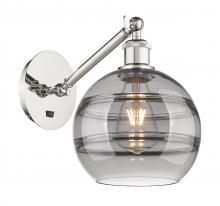  317-1W-PN-G556-8SM - Rochester - 1 Light - 8 inch - Polished Nickel - Sconce