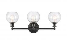 Innovation Lighting 341-3W-BK-G124-6-LED - Concord - 3 Light - 24 inch - Matte Black - Bath Vanity Light