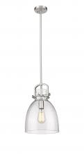  410-1SM-SN-G412-10SDY - Newton Bell - 1 Light - 10 inch - Satin Nickel - Mini Pendant