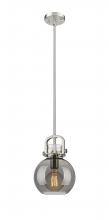  410-1SS-SN-G410-8SM - Newton Sphere - 1 Light - 8 inch - Satin Nickel - Mini Pendant