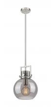  411-1SM-SN-G410-10SM - Newton Sphere - 1 Light - 10 inch - Satin Nickel - Mini Pendant