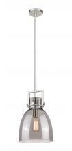  411-1SM-SN-G412-10SM - Newton Bell - 1 Light - 10 inch - Satin Nickel - Mini Pendant