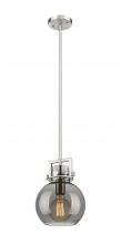  411-1SS-SN-G410-8SM - Newton Sphere - 1 Light - 8 inch - Satin Nickel - Mini Pendant