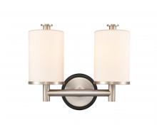 Innovation Lighting 418-2W-BSN-G4181-LED - Marlowe - 2 Light - 14 inch - Black Satin Nickel - Bath Vanity Light