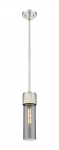  428-1S-SN-G428-12SM - Bolivar - 1 Light - 5 inch - Satin Nickel - Pendant