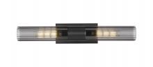  429-2WL-BK-G429-11SM - Empire - 2 Light - 5 inch - Matte Black - Bath Vanity Light