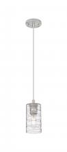  434-1P-SN-G434-7DE - Crown Point - 1 Light - 5 inch - Satin Nickel - Pendant