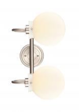 Innovation Lighting 437-2W-SN-G4371-LED - Olivia - 2 Light - 17 inch - Satin Nickel - Bath Vanity Light