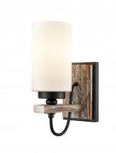  442-1W-BK-W-LED - Paladin - 1 Light - 5 inch - Matte Black - Sconce