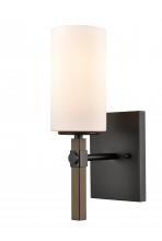 Innovation Lighting 445-1W-BK-W - Westlake Bath Vanity Light