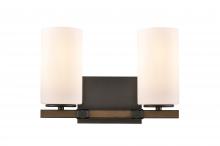 Innovation Lighting 445-2W-BK-W - Westlake Bath Vanity Light