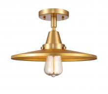  447-1C-SG-MFR-SG-12-LED - Appalachian - 1 Light - 12 inch - Satin Gold - Flush Mount