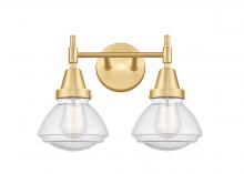 Innovation Lighting 447-2W-SG-G324-LED - Olean - 2 Light - 16 inch - Satin Gold - Bath Vanity Light