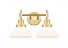 Innovation Lighting 447-2W-SG-G4471 - Caden - 2 Light - 17 inch - Satin Gold - Bath Vanity Light