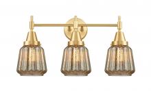 Innovation Lighting 447-3W-SG-G146-LED - Chatham - 3 Light - 24 inch - Satin Gold - Bath Vanity Light