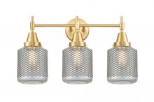 Innovation Lighting 447-3W-SG-G262-LED - Stanton - 3 Light - 24 inch - Satin Gold - Bath Vanity Light